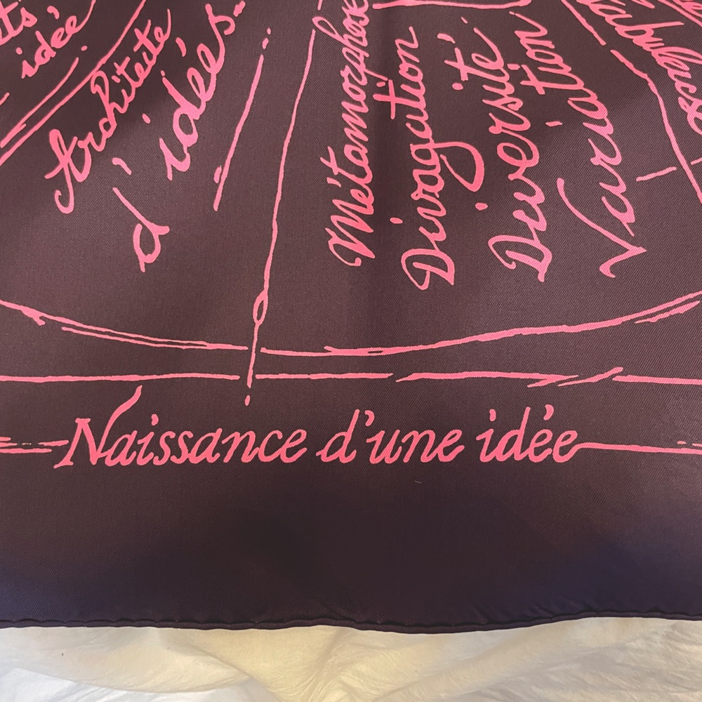 Vintage Hermes Naissance d'Une Idee Scarf 2004 (Mint Condition)